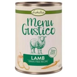 Lukullus Menu Gustico Con Cordero -Suministros Para Mascotas lukullus menugustico lamb gf 400g 1000x1000 3