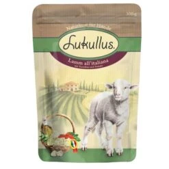 Oferta De Prueba Lukullus Bolsitas 6 X 300 G -Suministros Para Mascotas lukullus pouch italien 4 2