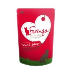 Feringa Classic Meat Menu En Gelatina 12 X 85 G En Sobres -Suministros Para Mascotas packshot feringa pouch rind gefluegel 1