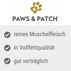 Paws & Patch Mejillón De Labio Verde En Polvo 3 Paws & Patch Mejillón De Labio Verde En Polvo -Suministros Para Mascotas paws and patch gruenlippmuschelpulver benefits 1