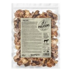 Phil & Sons Pulmones De Caballo -Suministros Para Mascotas phil sons horse lung 400g 1000x1000 6