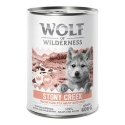 Wolf Of Wilderness Expedition Junior 6 X 400 G -Suministros Para Mascotas poultry jr beef 400g 6