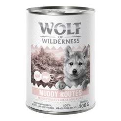 Wolf Of Wilderness Expedition Junior 6 X 400 G -Suministros Para Mascotas poultry jr pork 400g 2