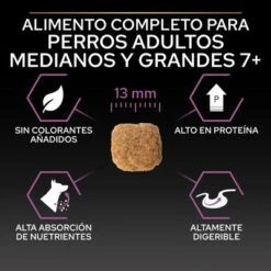PURINA PRO PLAN Medium & Large Adult 7+ Age Defence 14 PURINA PRO PLAN Medium & Large Adult 7+ Age Defence -Suministros Para Mascotas puprpnddadvagmech22ksizldpales 5