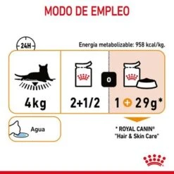 Royal Canin Hair & Skin Care En Salsa 16 Royal Canin Hair & Skin Care En Salsa -Suministros Para Mascotas rc fcn hairskinpouchgravy 10 es es 6