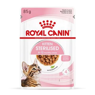 Royal Canin Sterilised Kitten En Salsa 2 Royal Canin Sterilised Kitten En Salsa - Imagen 2