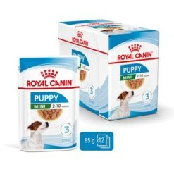 Royal Canin Mini Puppy En Salsa Para Perros -Suministros Para Mascotas rc spt wet minipuppy mv 2 es es 0