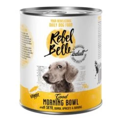 Rebel Belle Adult Comida Vegetariana Y Vegana Para Perros - Pack Mixto -Suministros Para Mascotas rebelbelle adult morning 750g 1000x1000 9