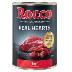 Rocco Real Hearts Pack Ahorro 24 X 400 G 8 Rocco Real Hearts Pack Ahorro 24 X 400 G -Suministros Para Mascotas rocco realheart beef 400g 1000x1000 6