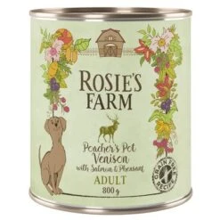 Rosie's Farm Adult 6 X 800 G -Suministros Para Mascotas rosie sfarm adult venison 800g 1000x1000 6