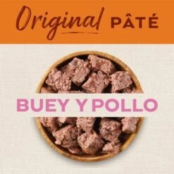 Nature's Variety Original Paté No Grain 24 X 70 G -Suministros Para Mascotas textura wet buey y pollo cat es 0