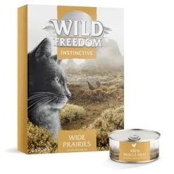 Wild Freedom Adult Comida Húmeda Para Gatos 24 X 70 G -Suministros Para Mascotas wildfreadom musclemeat chicken boxcan2 1000x1000 1