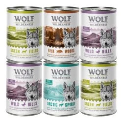 Wolf Of Wilderness 6 X 400 G -Suministros Para Mascotas wow 400g gestapelt 0