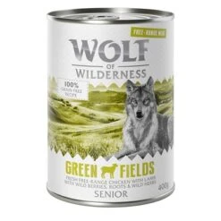 Wolf Of Wilderness Free Range Senior 6 X 400 G -Suministros Para Mascotas wow freerange senior greenfields 400g 1000x1000 2 0 1