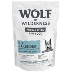 Wolf Of Wilderness Icy Lakesides Con Cordero, Trucha Y Pollo -Suministros Para Mascotas wow freezedried icy lakesides 250g 1000x1000 7
