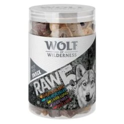 Wolf Of Wilderness RAW 5 Snacks Liofilizados - 5 Sabores -Suministros Para Mascotas wow raw5 mix 1000x1000 5