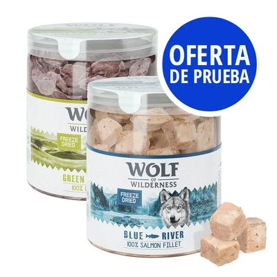 Pack De Prueba Mixto: Wolf Of Wilderness Snacks Liofilizados Premium 1 Pack De Prueba Mixto: Wolf Of Wilderness Snacks Liofilizados Premium